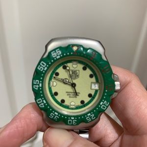 Tag Heuer sport watch like new - Green face